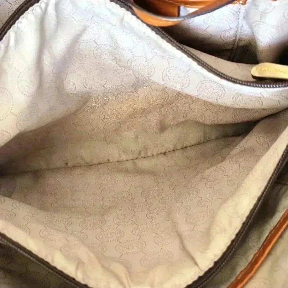 Michael Kors Signature Monogram Large Harper Tote